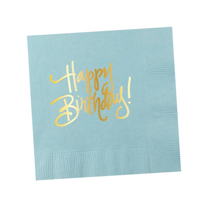 Natalie Chang - Wholesale Disposable Napkin - Happy Birthday! (16 colors) | Napkins15