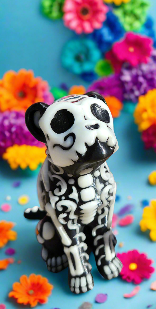 Altered Matter - Wholesale Decorative Figurine - Glow-in-the-Dark Day of the Dead Animal Figurines0