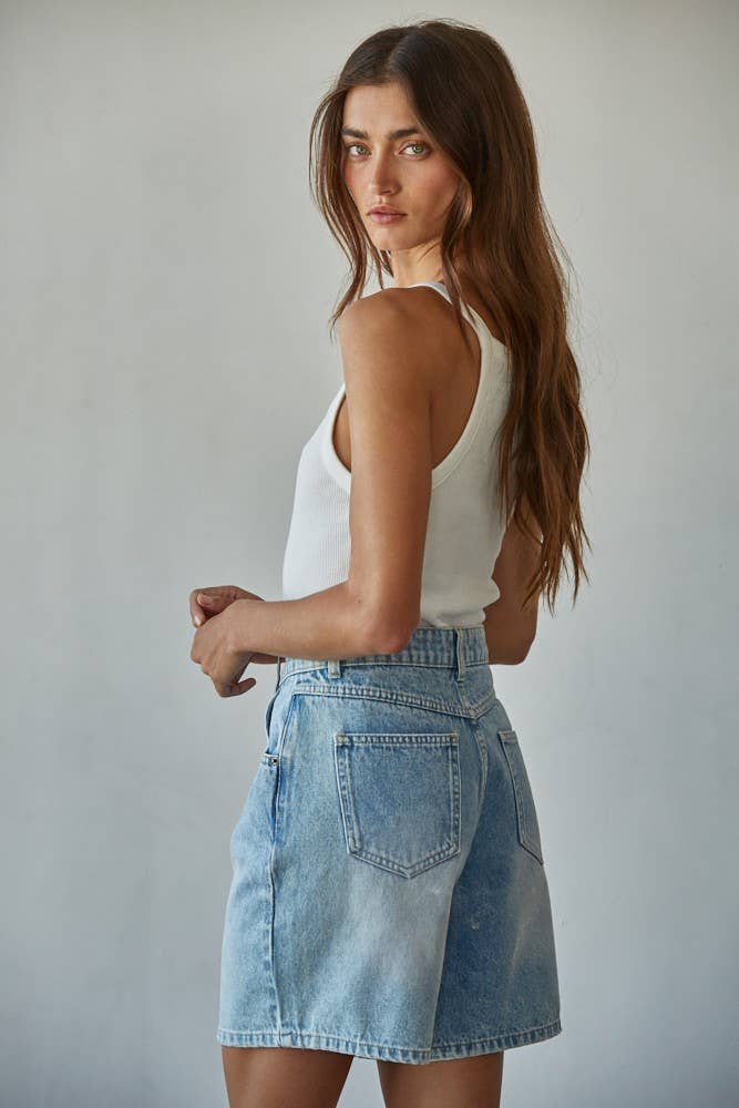 By Together - Wholesale Tank Top - Women's - L8750 | Knit Cotton Ribbed Round Neck Sleeveless Tank Top2