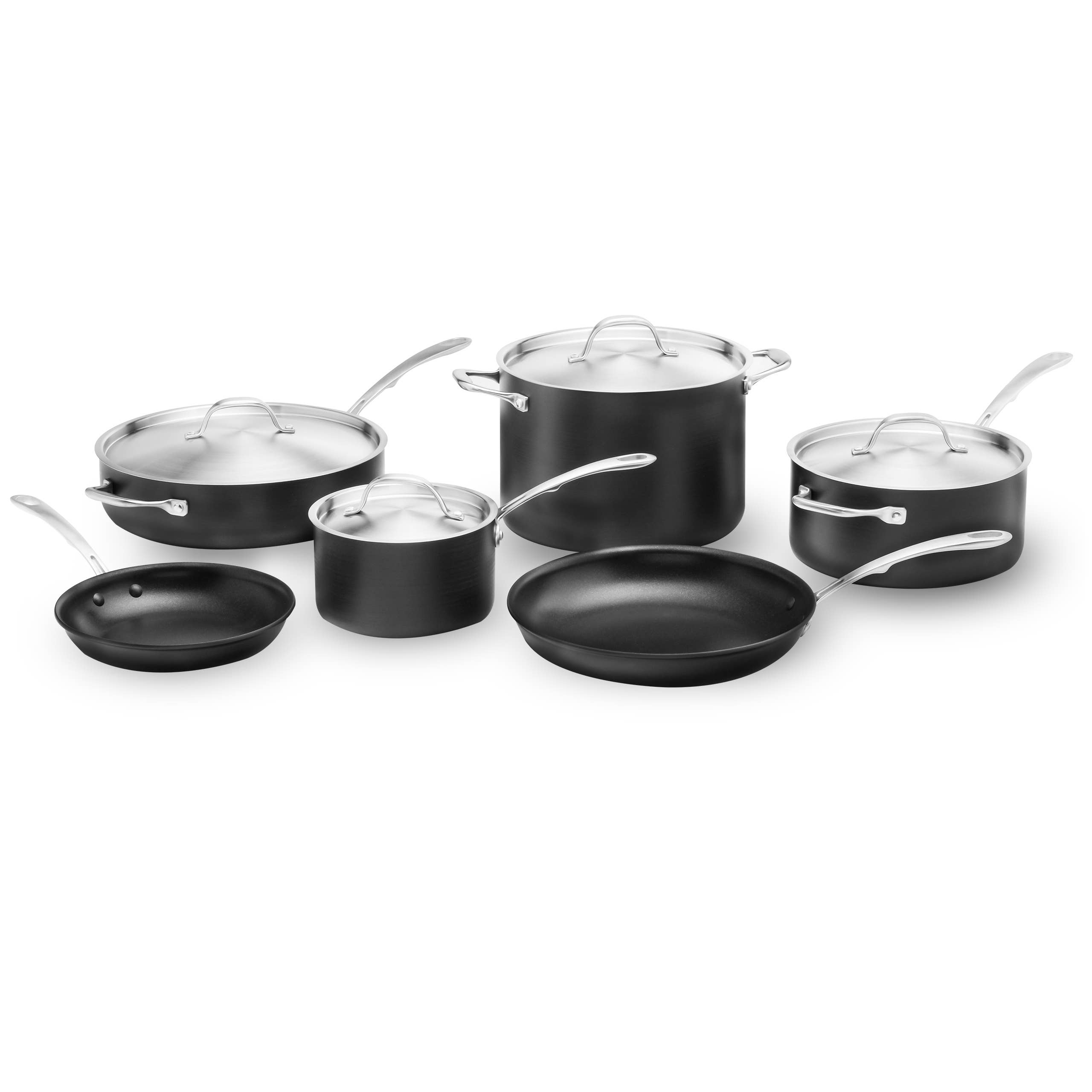Kitchara - Wholesale Cookware Set - Nonstick Hard-Anodized Cookware Set, 10 Piece2