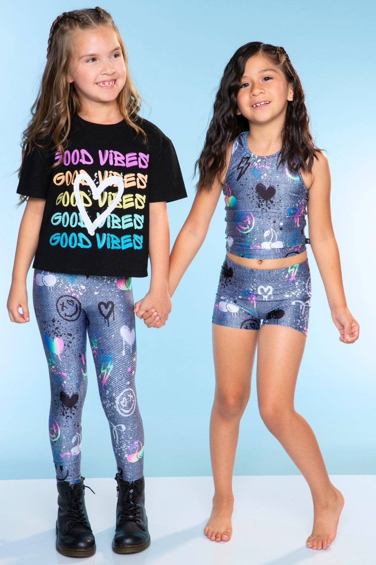 PixieLane - Wholesale Fashion Leggings - Kids - High Shine Long Legging4