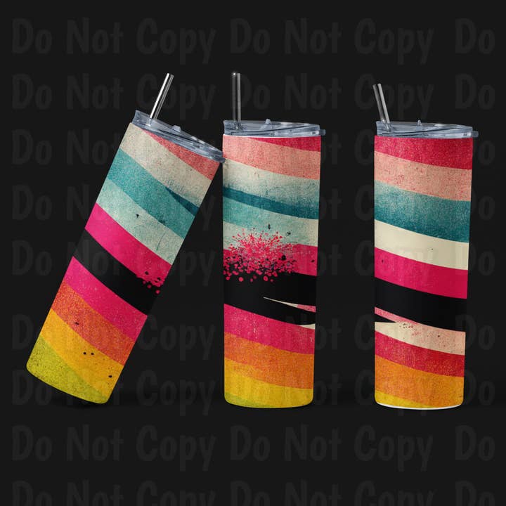 Gobelet abstrait Punk pour la vente par Gonna Get Crafty