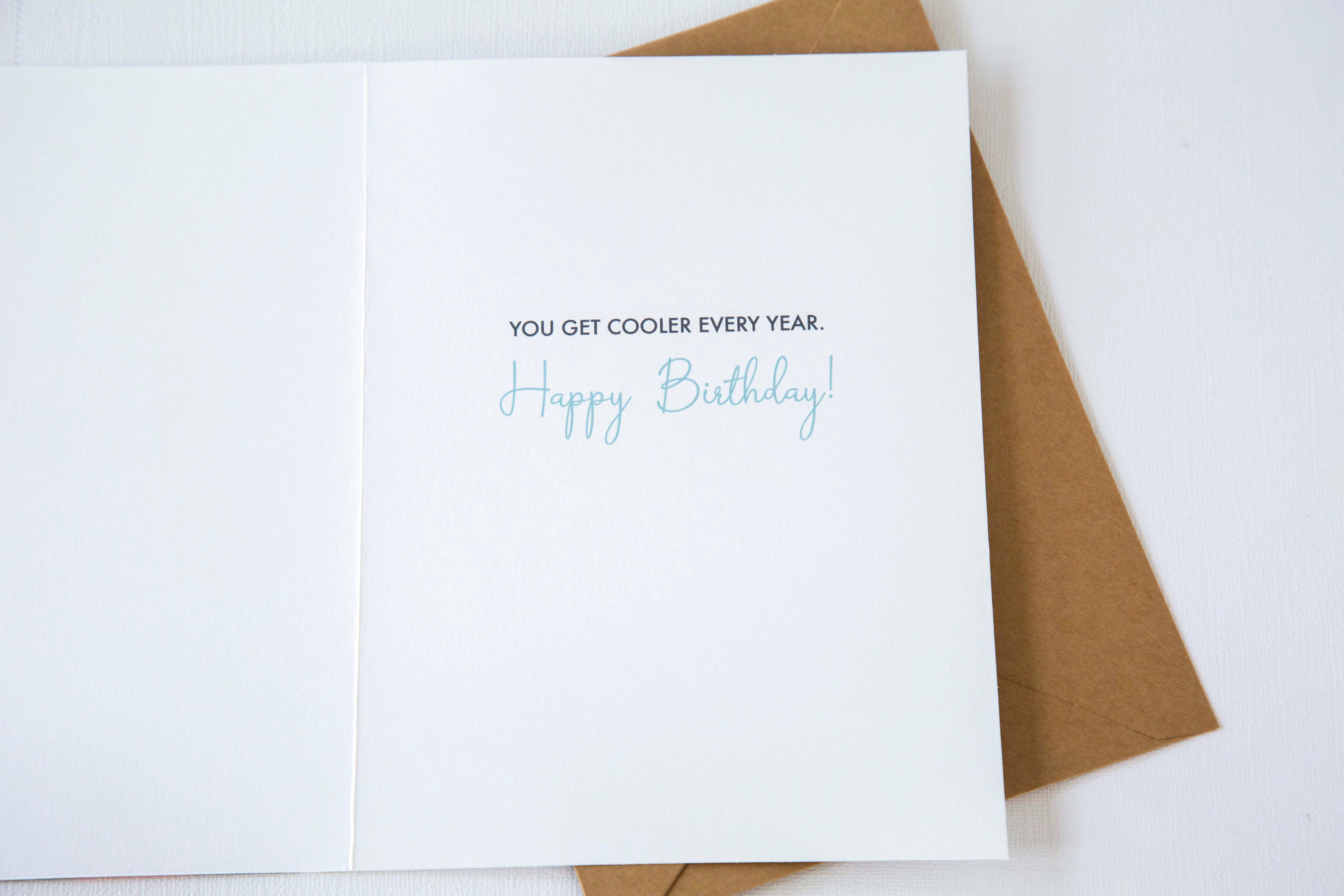 Emily Ervin Design Co. - Wholesale Birthday Card - Just for the Record...Birthday Card3
