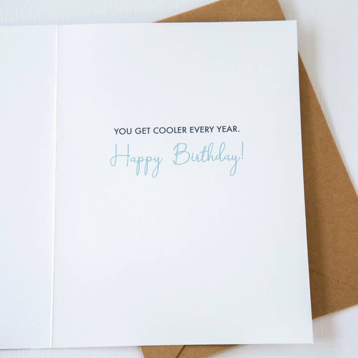 Emily Ervin Design Co. - Wholesale Birthday Card - Just for the Record...Birthday Card3