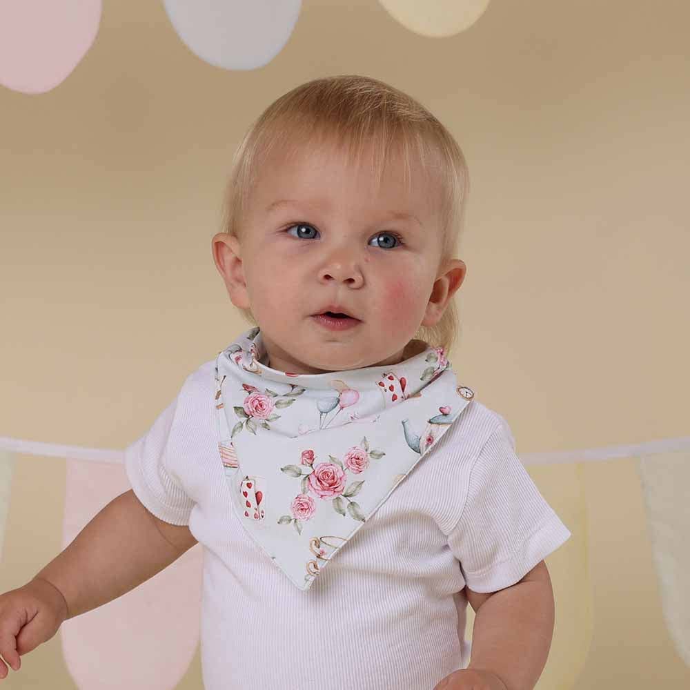 Snuggle Hunny - Wholesale Bib - Baby - White Rabbit Organic Dribble Bib0