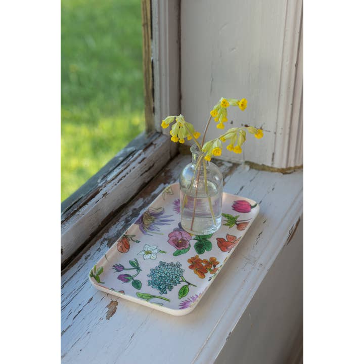 Linen Tray (S) Isabelle Boinot Fleur for wholesale on Faire1