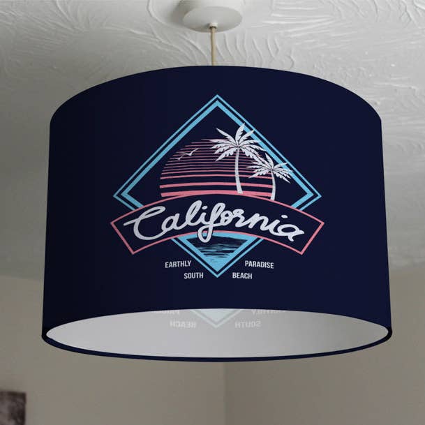 Neon Califórnia (Teto e Abajur) por atacado de Benjamin Tate Design