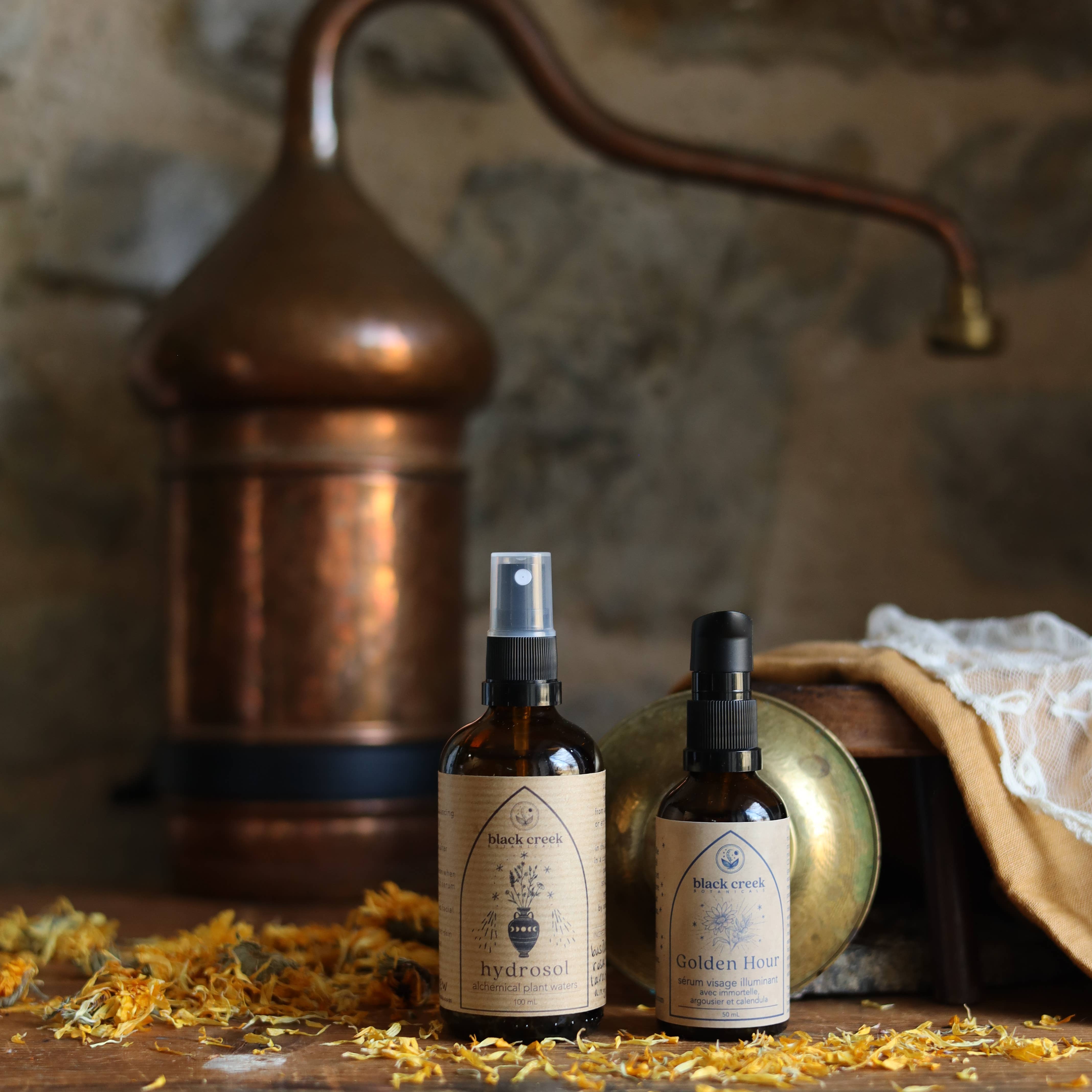 Black Creek Botanicals – Engroshandel Ansigts- og kropsspray – Lokale hydrosoler fra De franske Alper & Provence – Vildt + Økologisk3
