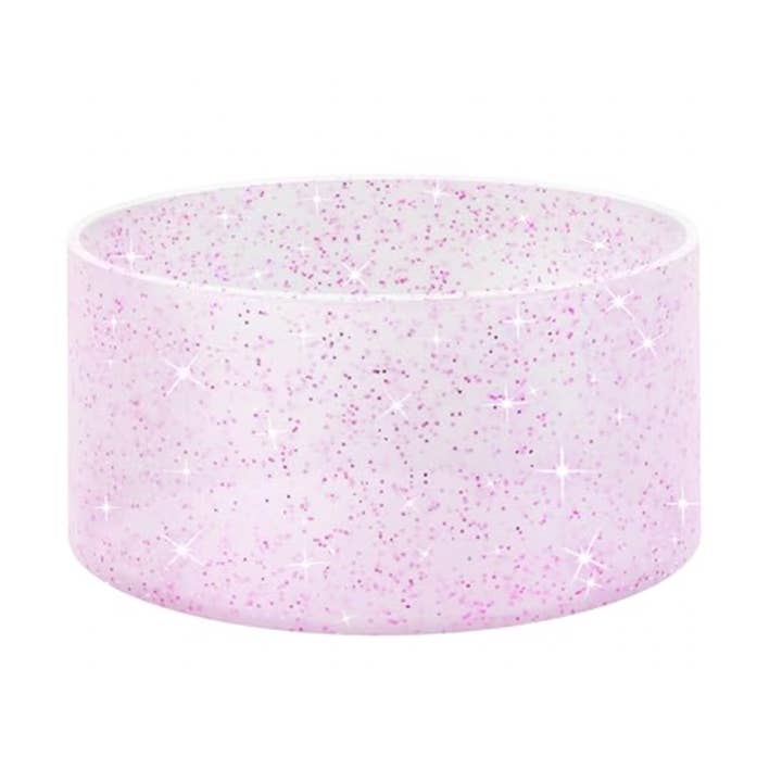 Bota de Botella Brillante Púrpura Transparente para venta al por mayor de CharCharms