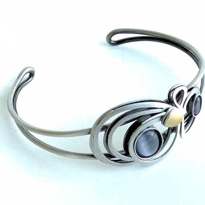 Christophe Poly / Crono Design - Vente Bracelet manchette - BRACELETS (B) - Manchette en fil en tailles 1 et 2, toutes deux ajustables1