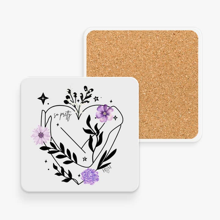 HSM Ceramic Coasters for wholesale by Her Sober Mind