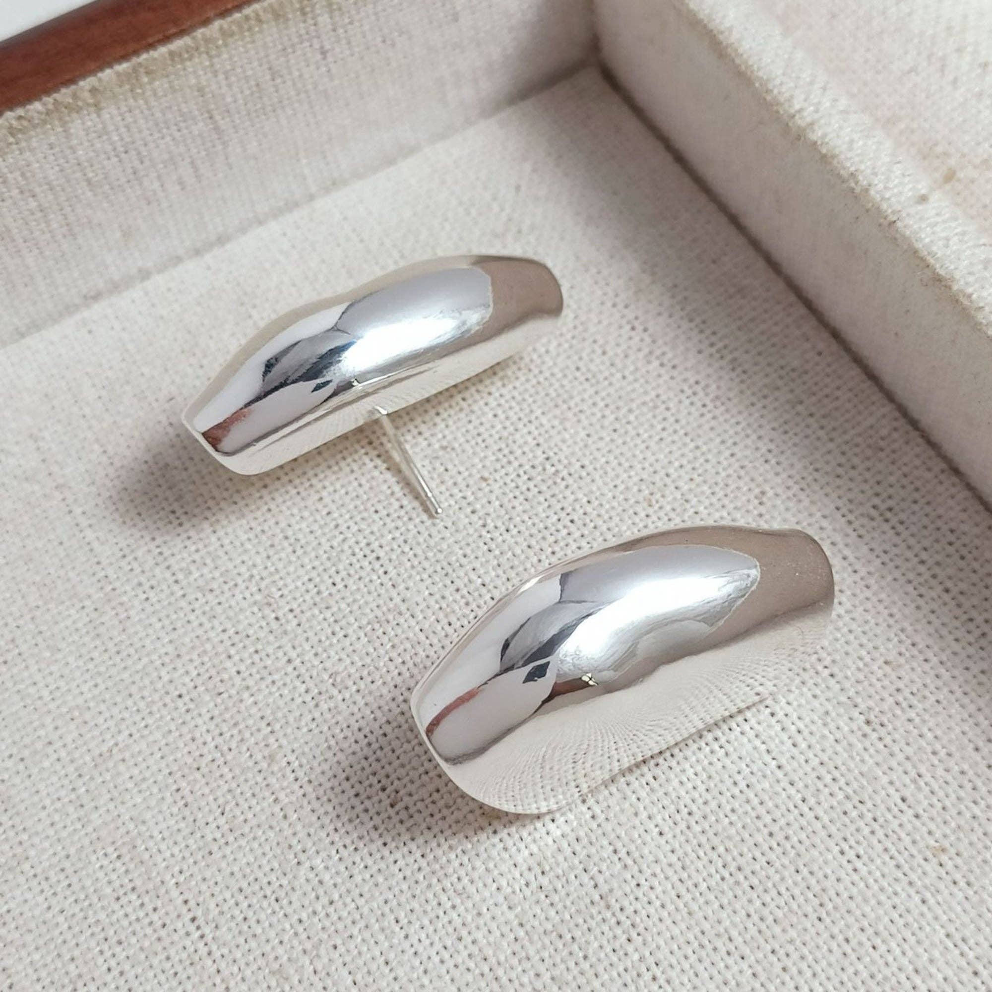 LanLivia – wholesale Cuff/wrap earrings – Unique Silver Armor Wrap Earrings7