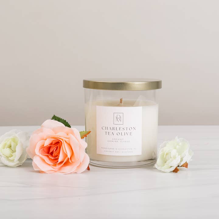Charleston Tea Olive Candle for wholesale by Refreshing Moments with Sharon