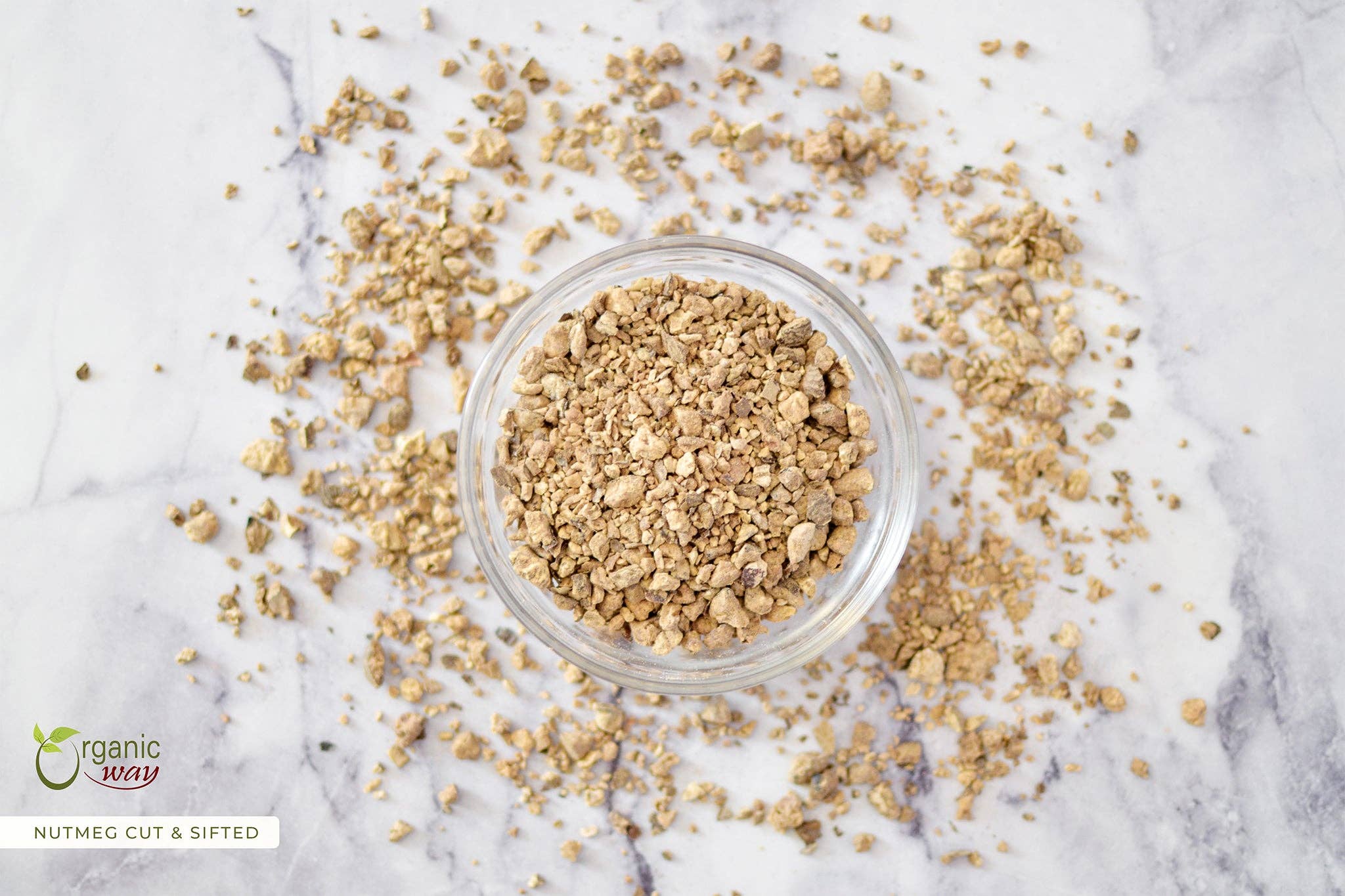 Organic Way LLC - Vente Épices séchées - Muscade moulue premium coupée et tamisée (Myristica fragrans) - Digestion saine | Certifié casher | Sans OGM et sans gluten | Certifié USDA | Origine - Sri Lanka3