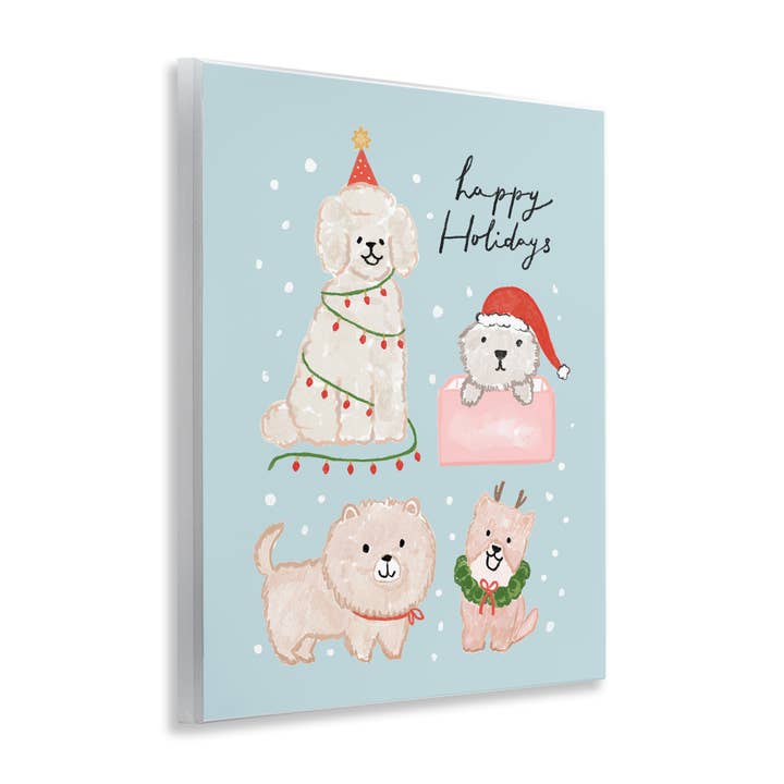 Stupell Industries - Wholesale Wall Sign - Winter Puppies Fluff Collection - Unframed Wall Art3