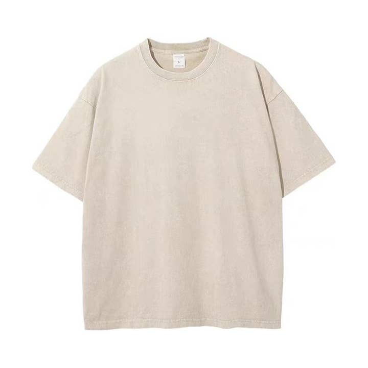 Hope & Sunshine - Wholesale Tunic - Women's - Vintage Washed Cotton Oversized T-Shirt