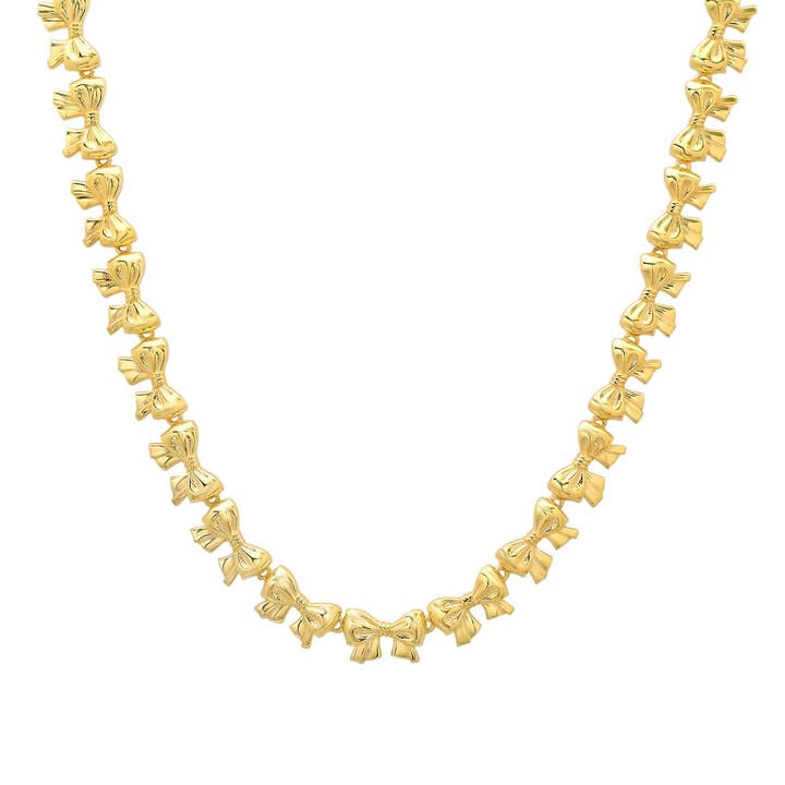 Bogen-Tennis-Halskette für den Großhandel von Tai Jewelry