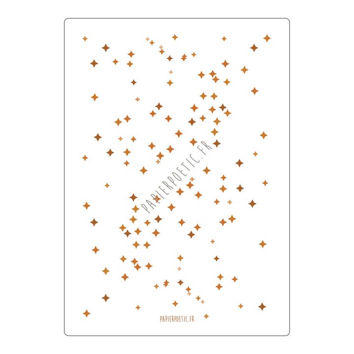 Postcard / Card "Stars" for wholesale by Papier Poetic