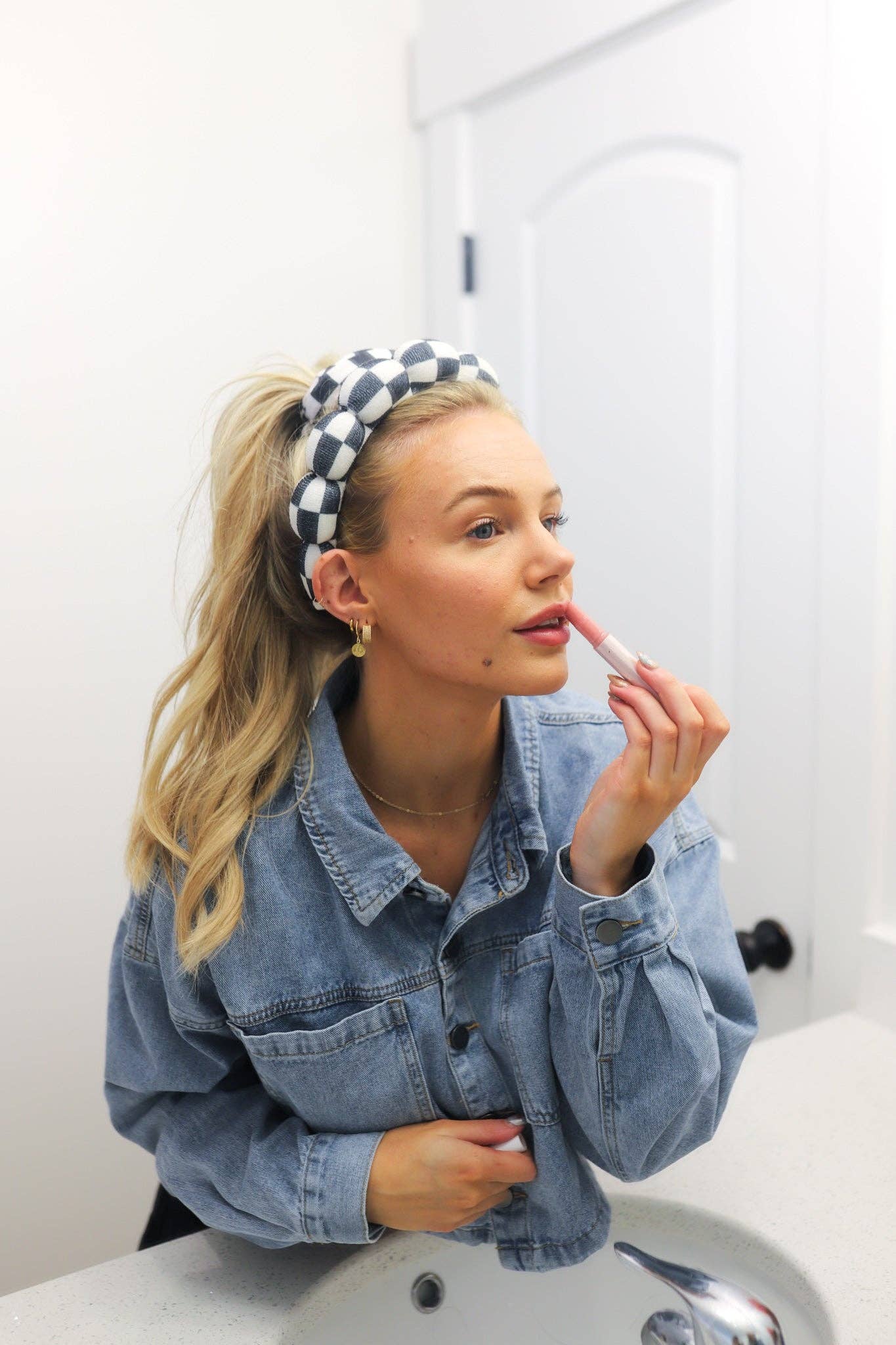 KAXI - Vente Bandeau pour le spa - Ensemble bandeau + bracelet "Get Ready with Me"11