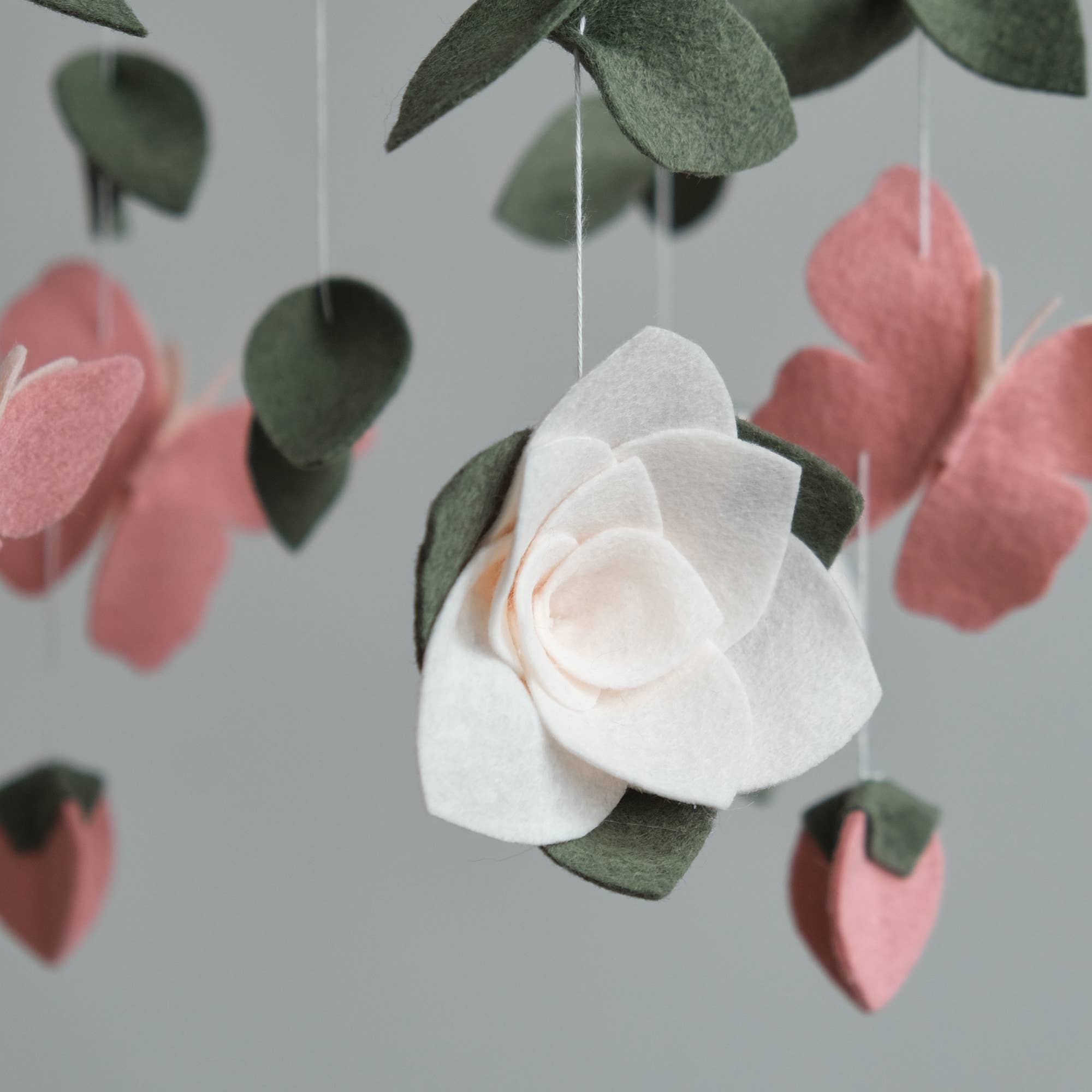 ChilDreams - Wholesale Baby Mobile - Baby Mobile - Floral nursery mobile - Butterfly crib mobile6