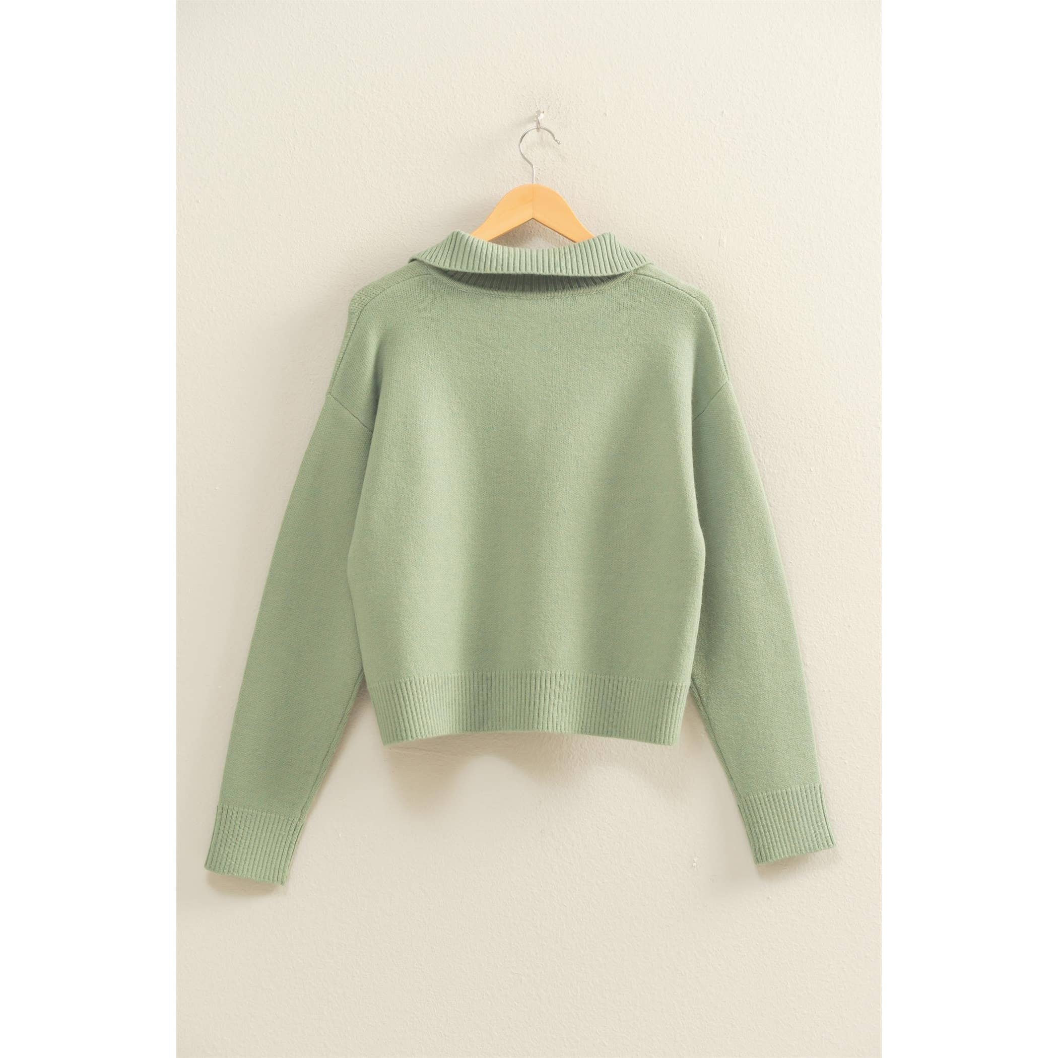 HYFVE - Vente Pull en maille – femme - Pull Classique à Demi-Zip15