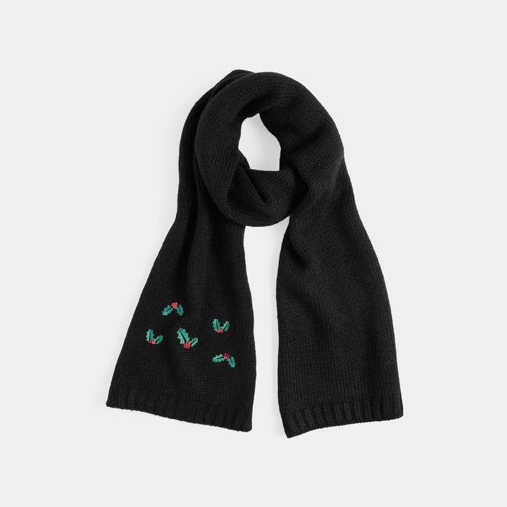 Holly-Day Knit Scarf for wholesale by COCO + CARMEN