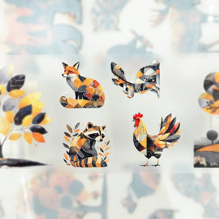 MIC & MIM Premium Paper Shop - Wholesale Tape - MIC | PET Tape (3D Silver Foiled & Kiss-cut): Golden Grove3