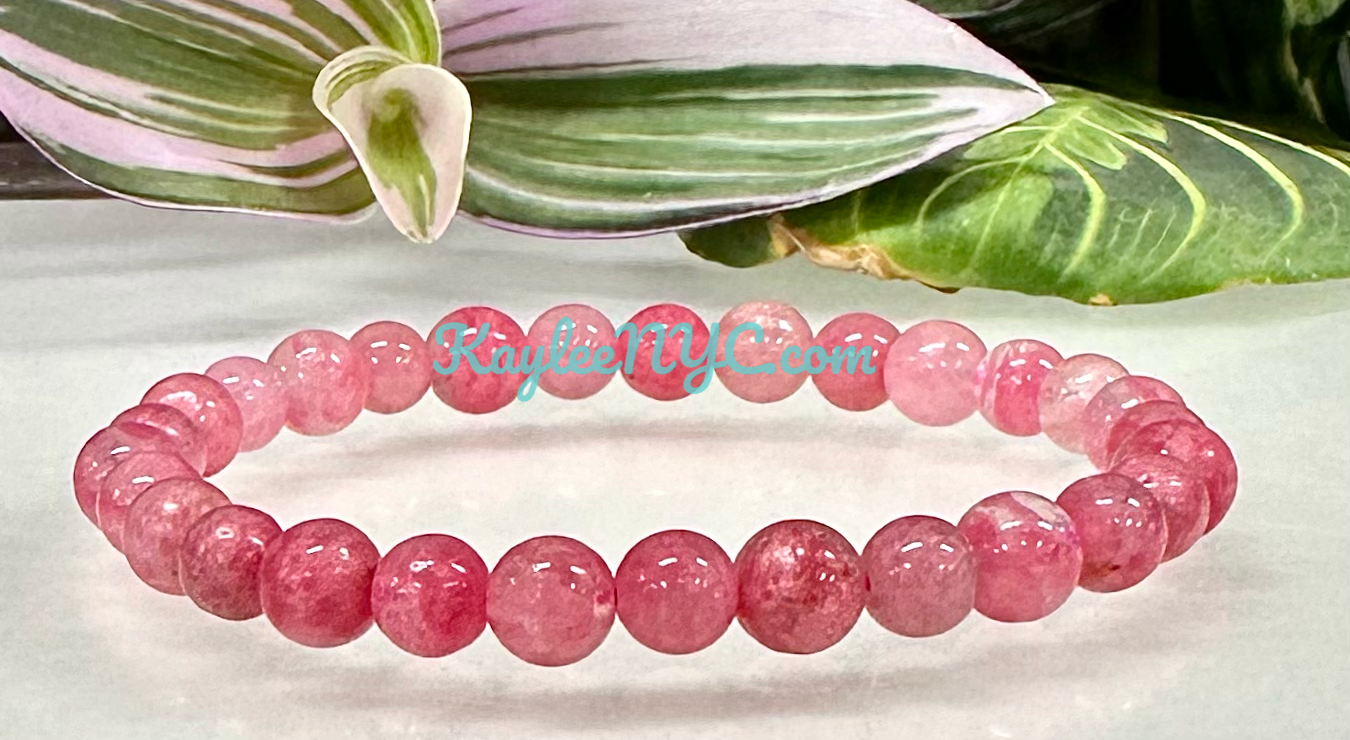 KayleeNYC - Wholesale Jewelry Set - Natural Sakura Cherry Blossom Rhodonite Bracelets3