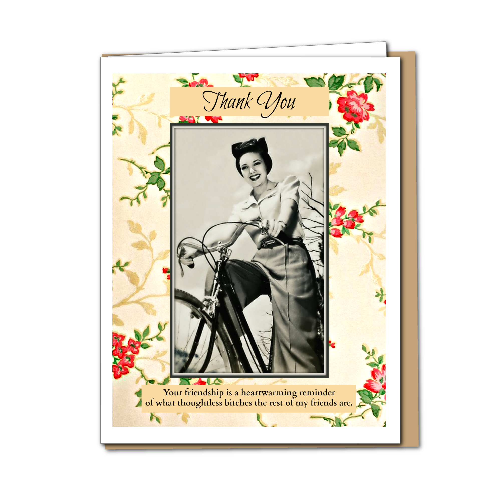 Ümlaut Brooklyn - Wholesale Thank You Card - Thoughtless Bitches Card2