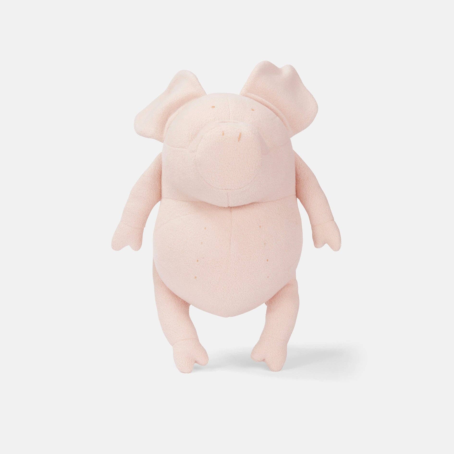 Pink beige Helmut, the stuffed animal pig - large for wholesale on Faire