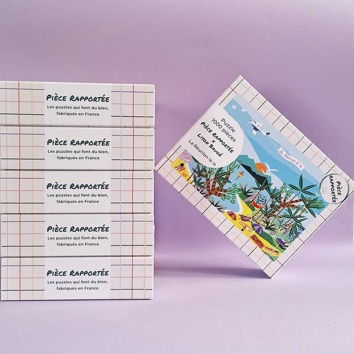 Rompecabezas de 1000 piezas La Réunion lé la para venta al por mayor de Pièce rapportée