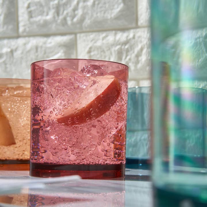The Wine Savant / Khen Glassware - Wholesale Cocktail/Liquor Glass - Acrylic Shatterproof Drinking Glasses Set of 4