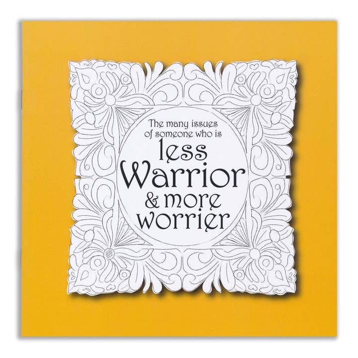 Less Warrior More Worrier - Set taccuino e spilla per la vendita all'ingrosso da parte di Two Little Boys