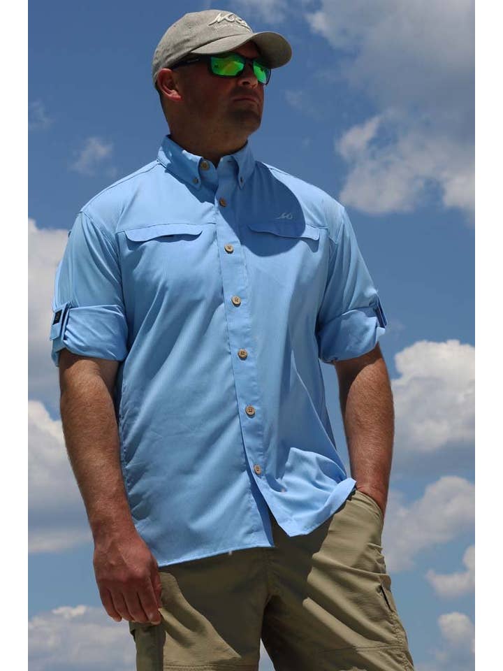 Mojo Sportswear Company – wholesale Buttoned-down shirt – Men's – Mr. Big Long Sleeve Shirt2