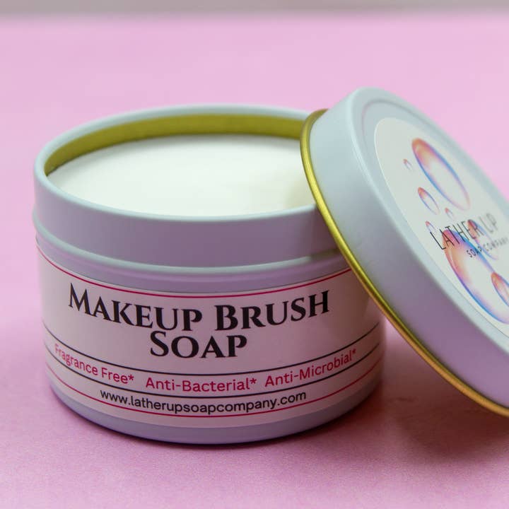 Lather Up Soap Company - Wholesale Makeup Brush Cleaner - Makeup Brush Soap2
