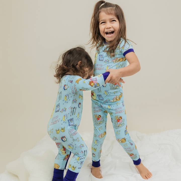 Blå/Multi God natt Arthur™ Bambupyjamas med kort ärm för barn för wholesale på Faire