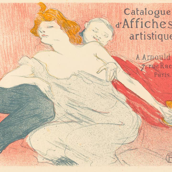 Debauchery by Henri de Toulouse-Lautrec Poster Print for wholesale by PERIOD PRINTS