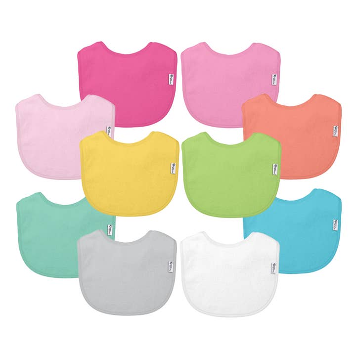 Green Sprouts - Wholesale Bib - Baby - Stay-Dry Everyday Bibs (10pk)