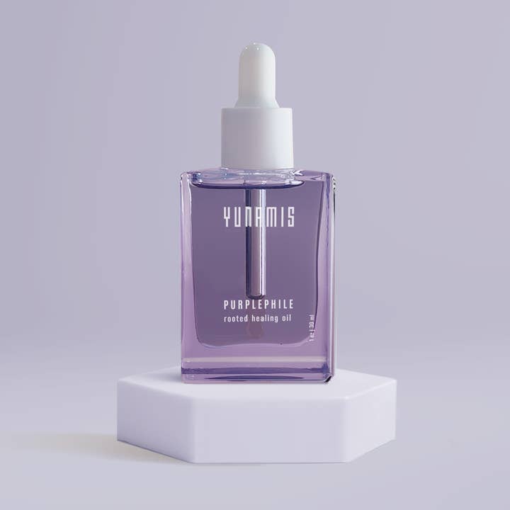 Huile de guérison enracinée Purplephile pour la vente par YUNAMIS