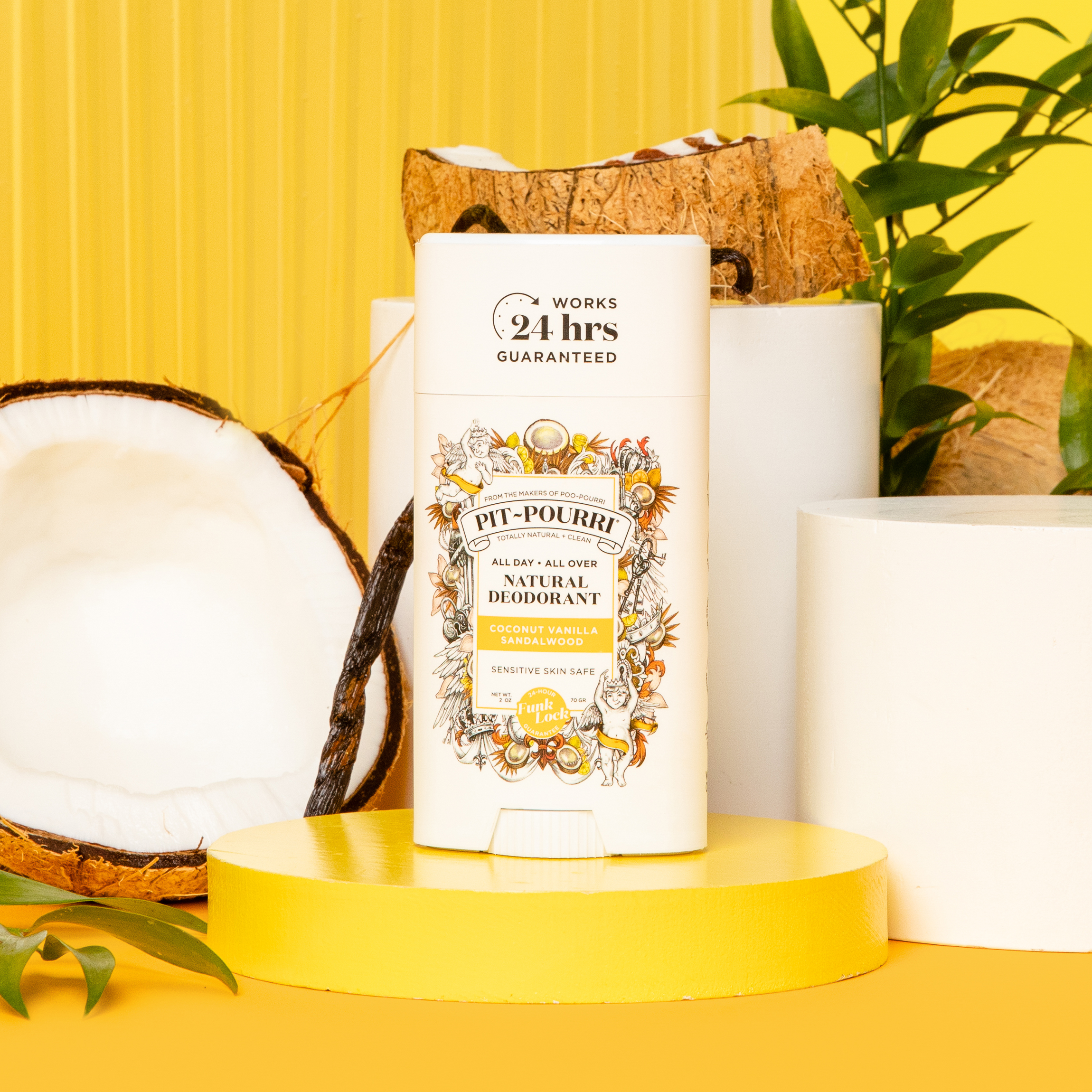 ~Pourri - Wholesale Deodorant - Unisex - Pit~Pourri Coconut Vanilla Sandalwood Natural Deodorant 2oz9