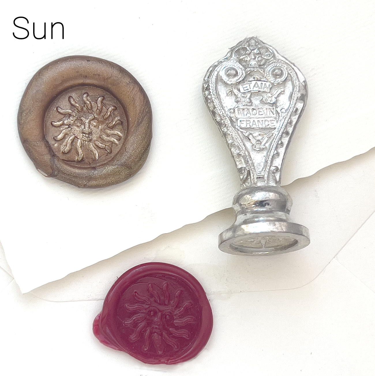 Papier Plume - Wholesale Rubber/Decorative Stamp - Wax Seals from France - Cast Pewter - 17 UNIQUE 3D Designs16
