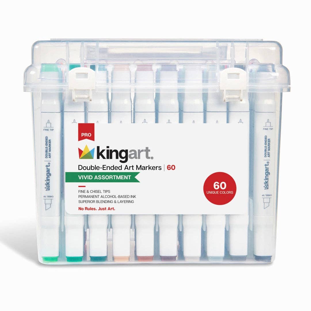 KINGART - Wholesale Marker - Double-Ended Alcohol Markers - 60 Colors8