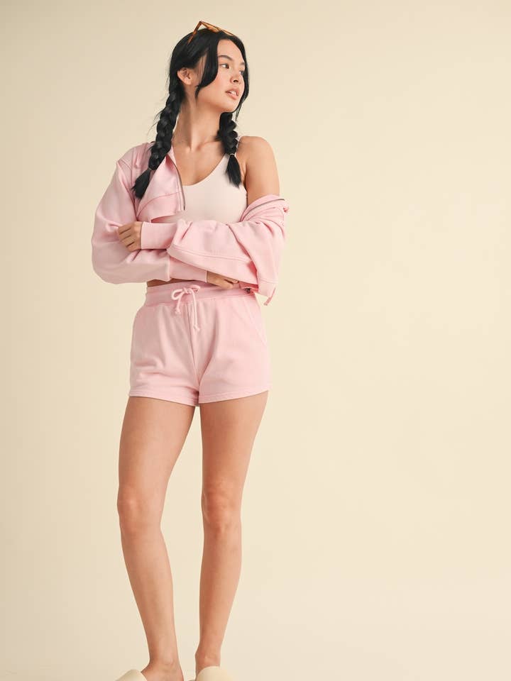 KIMBERLY C - Wholesale Korte broeken - Dames - Mineral Wash Shorts25