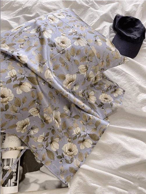 Lian Collection - Wholesale Bedding Pillowcase/Sham - Camellia Japonica Mulberry Silk Pillowcase - Luxurious Floral Silk Bedding for Enhanced Beauty Sleep2