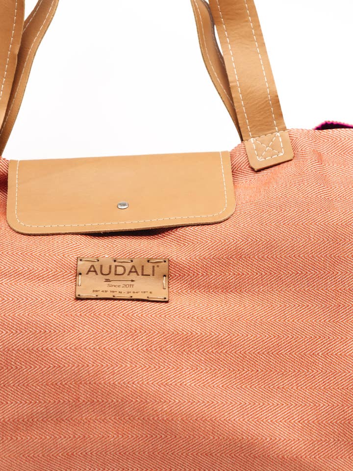 XL faltbarer Stoffbeutel für den Großhandel von Audali