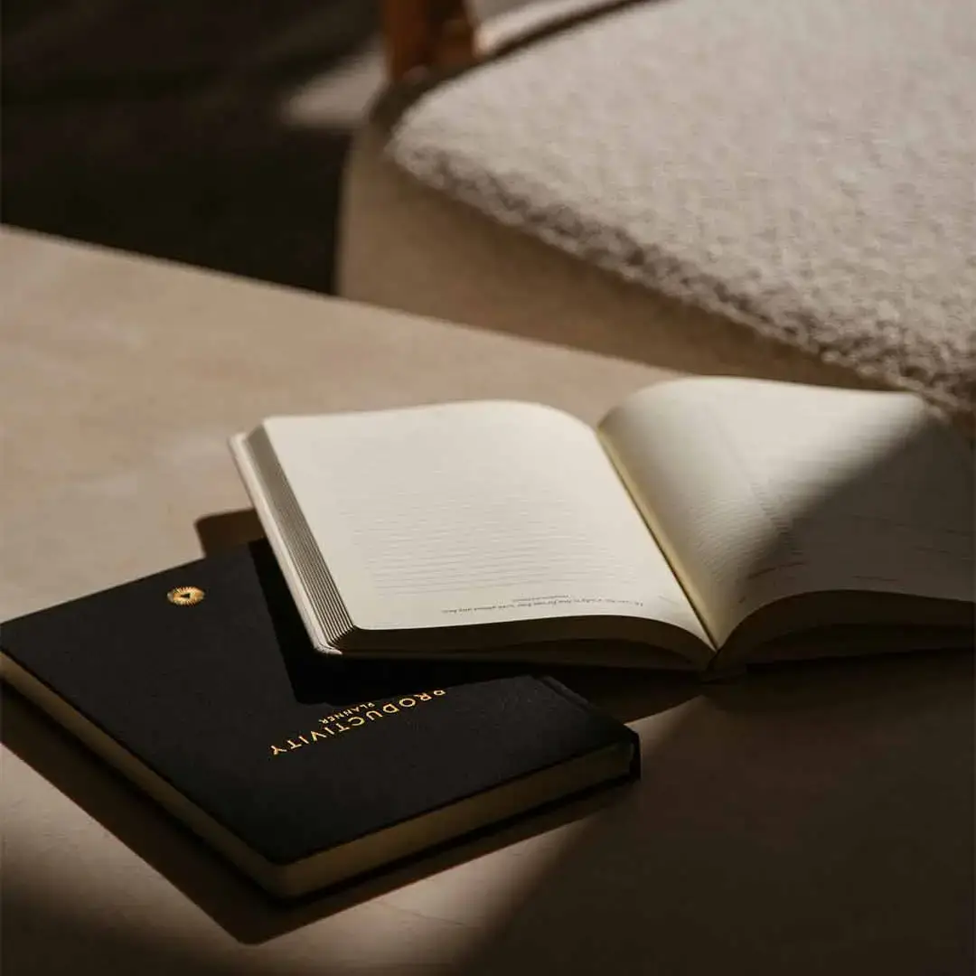 Intelligent Change - Wholesale Planner - Productivity Planner Black - Time Tracking, Goals, Self-Care7