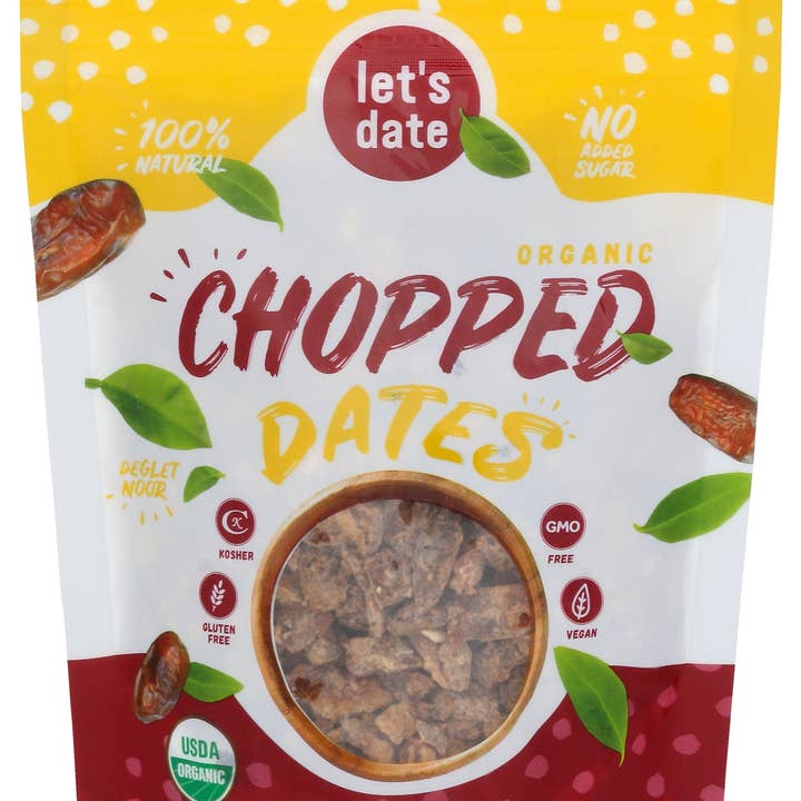 Everyday Supply Co - Wholesale Dried/Dehydrated Fruit - Lets Date Dates Chopped Organic - Case Of 60