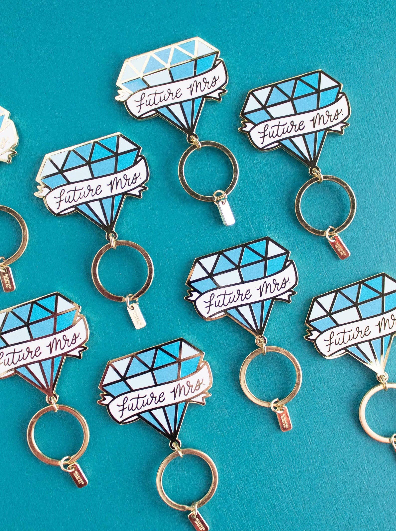 Sablewood Paper Company - Wholesale Keychain - Women's - Future Mrs. Enamel Keychain (Wedding)5