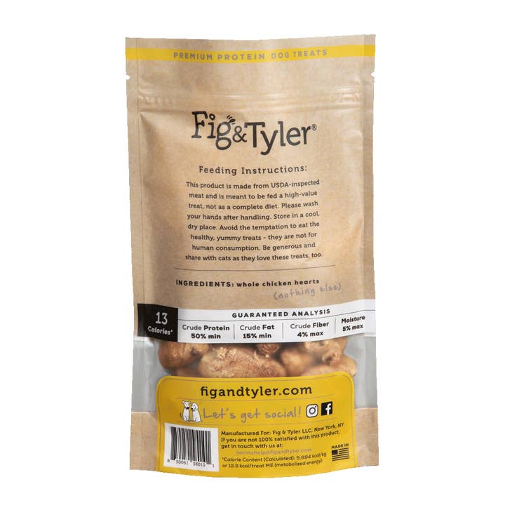 Fig & Tyler - Wholesale Pet Treats - Dog - Whole Chicken Hearts5