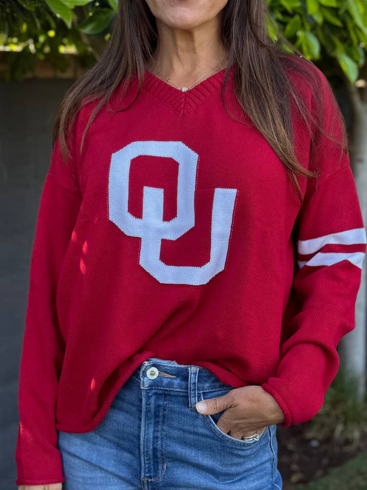 Oklahoma Sooners Long Sleeve – Boomer Sooner Spirit for wholesale by Newport Knits